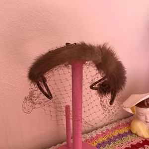 1950s mink hat